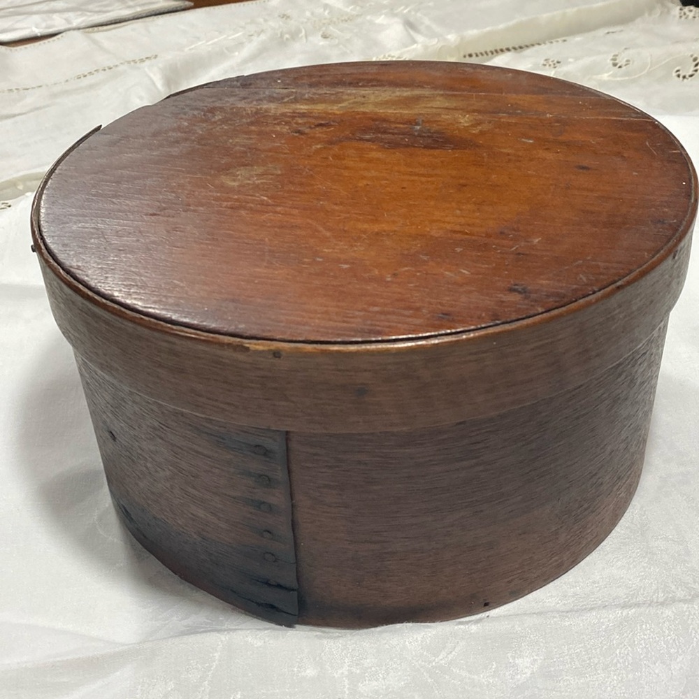 Wooden cheese box